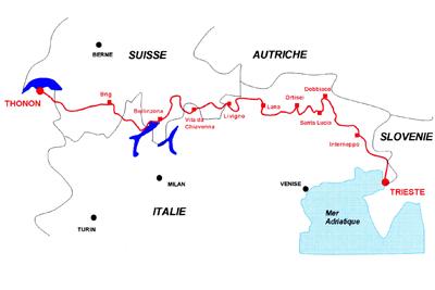 carte schématique