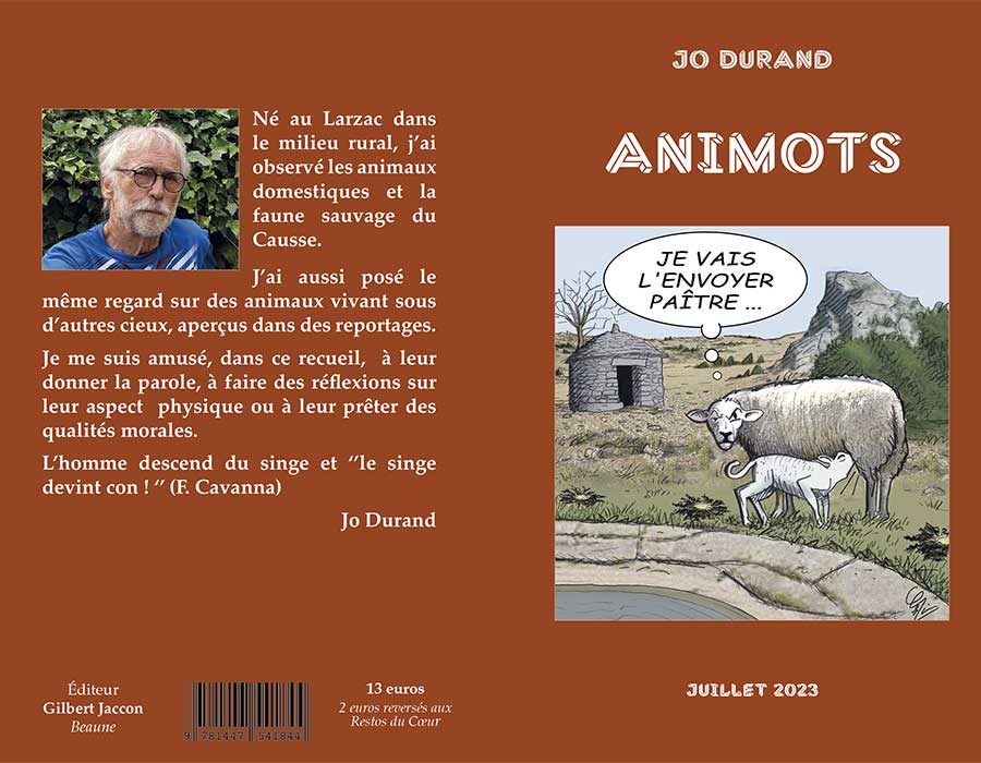 verso de la couverture de Animots