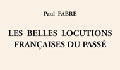 Fiche des Locutions françaises