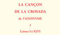 Fiche de la Crosada Anonyme tome 1